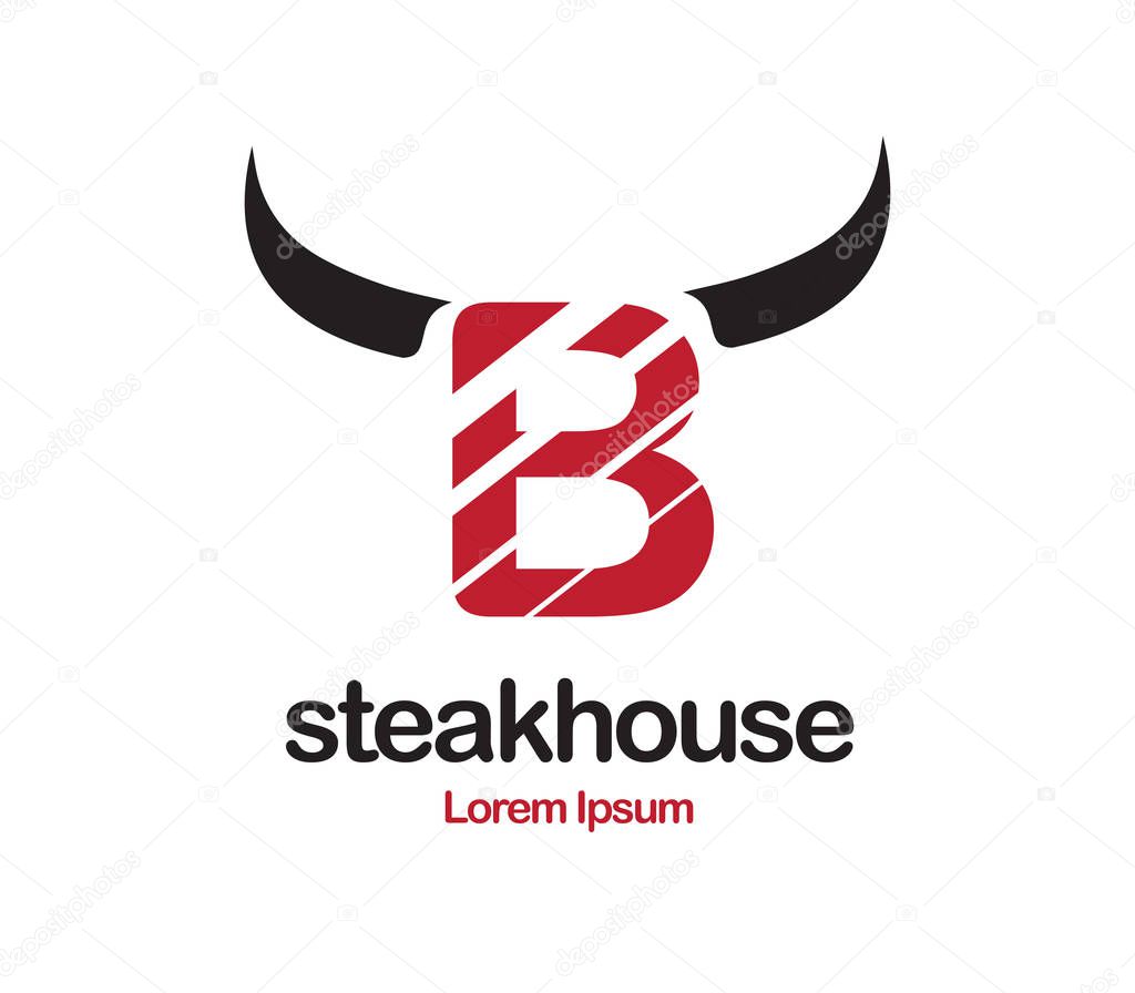 Steakhouse Logo Design Concept.