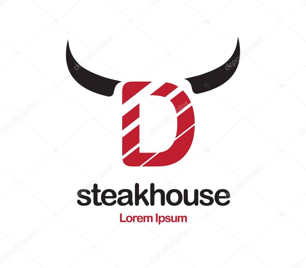 Steakhouse Logo Design Concept.