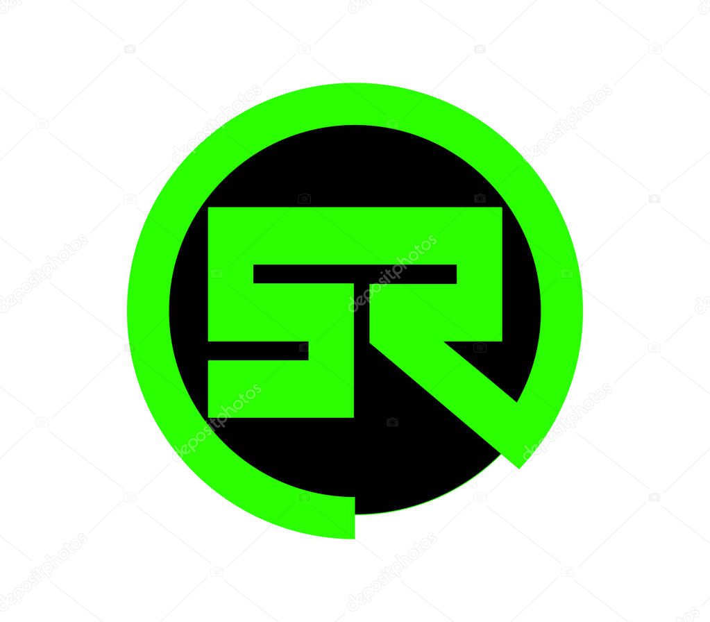 Green SR Logo Design