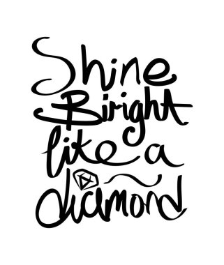 Parlatıcı parlak bir elmas tasarım gibi