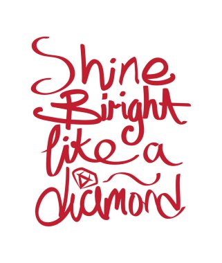 Parlatıcı parlak bir elmas tasarım gibi