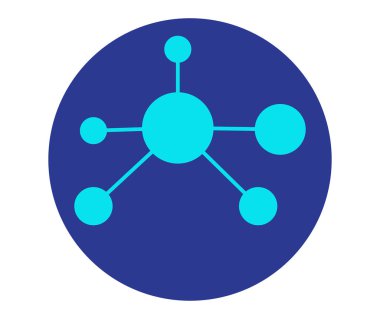 Nano teknoloji simgesi tasarım