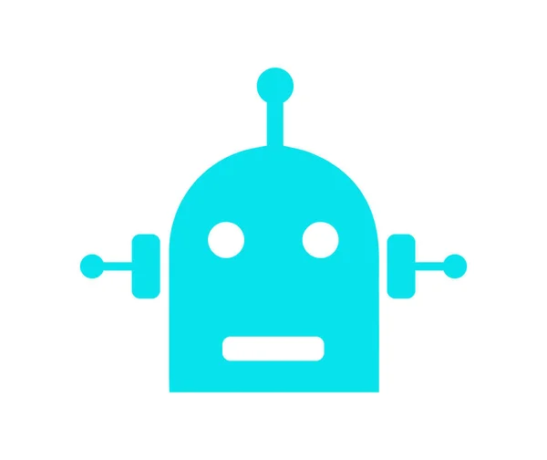 Cyber robot disegno della mascotte — Vettoriale Stock