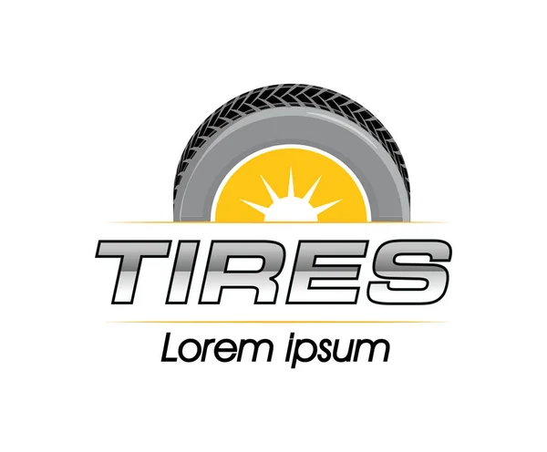 Tires Logo Design — Stock Vector