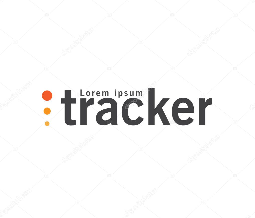 Tracker Logo Design Concept. EPS 8 supported.