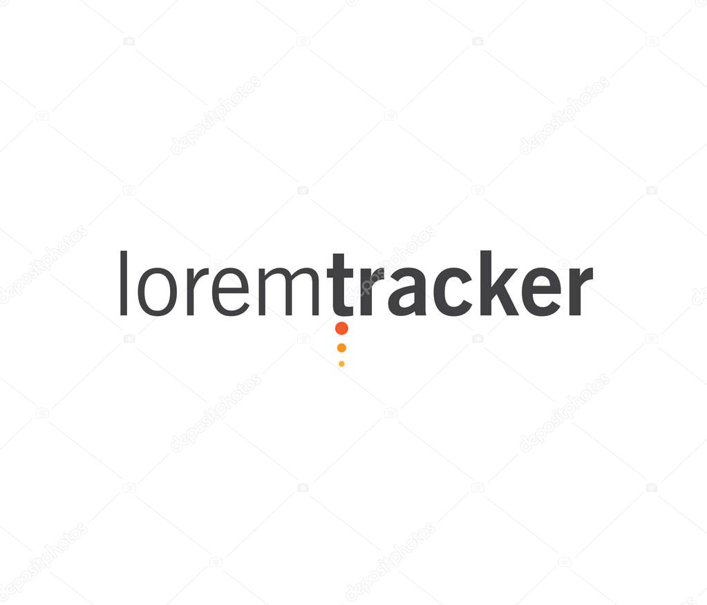 Tracker Logo Design Concept. EPS 8 supported.