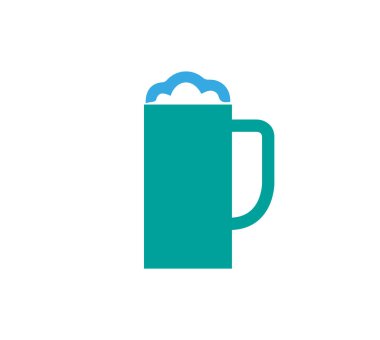 Bira cam simgesi tasarım