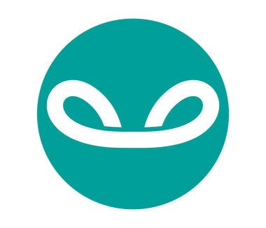 Soyut düğüm simgesi tasarım