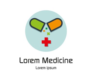 İlaç kapsül Logo tasarımı