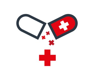 İlaç kapsül Logo tasarımı