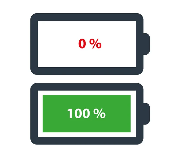 Battery Icon Design — Stock Vector