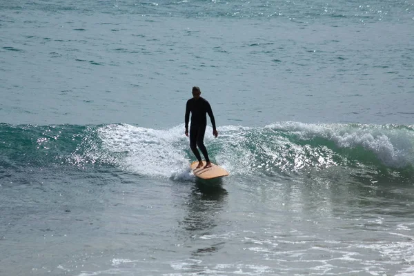 Surfeando Ola Victoria Australia —  Fotos de Stock