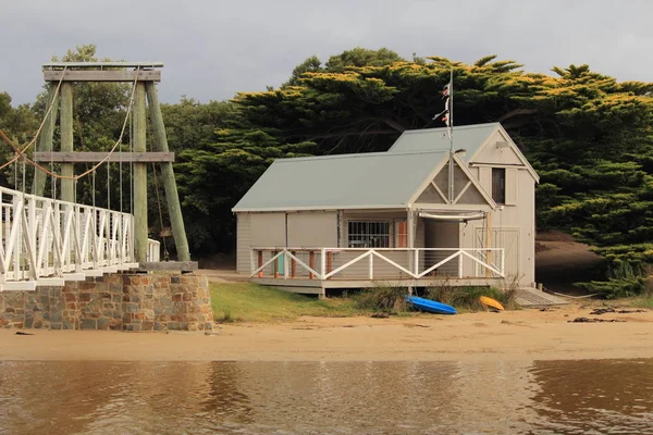 Wooden House Water — Stock Photo, Image