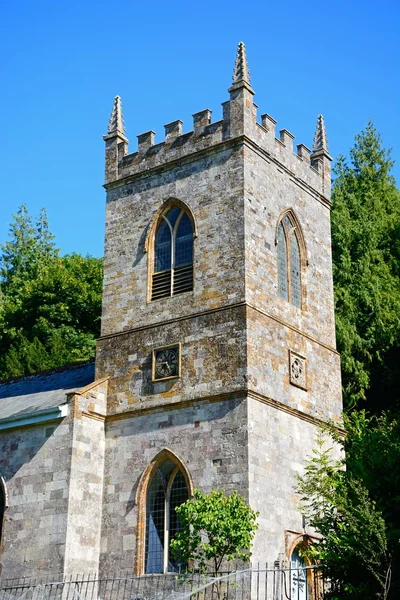 Torre da igreja de St. James, Milton Abbas . — Fotografia de Stock