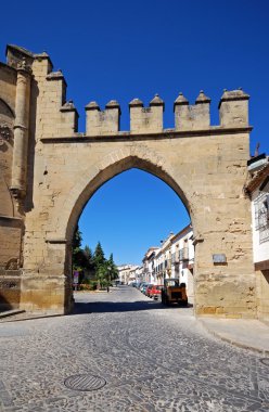Puerta de Jaen, 1521 yılında Plaza de Populo, Baeza, İspanya'da inşa edildi..