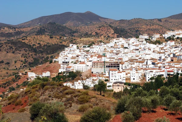 Vista da cidade e da paisagem circundante, Almogia, Espanha . — Fotografia de Stock