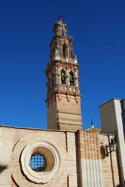 Keresztelő Szent János templom harangtorony (Iglesia De San Juan), Ecija, Spanyolország. — Stock Fotó