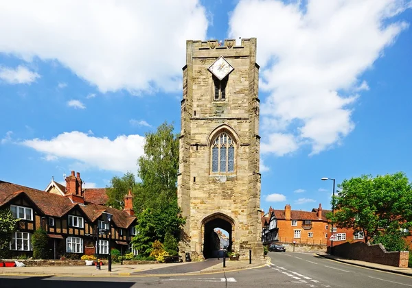 Chantry Chapel of St James built over the Westgate, Warwick. — Stock Photo, Image