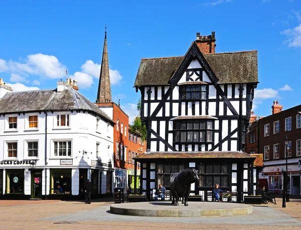 The High House in High Town Built in 1621, Hereford. — Stock Photo, Image