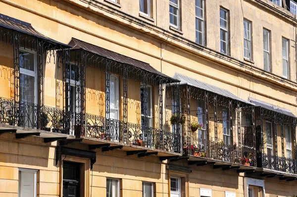 The Royal Mews Casas georgianas en Suffolk Square, Cheltenham . — Foto de Stock