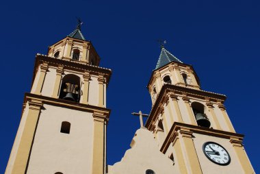 Kilise çan kulelerinin, Orgiva, İspanya.