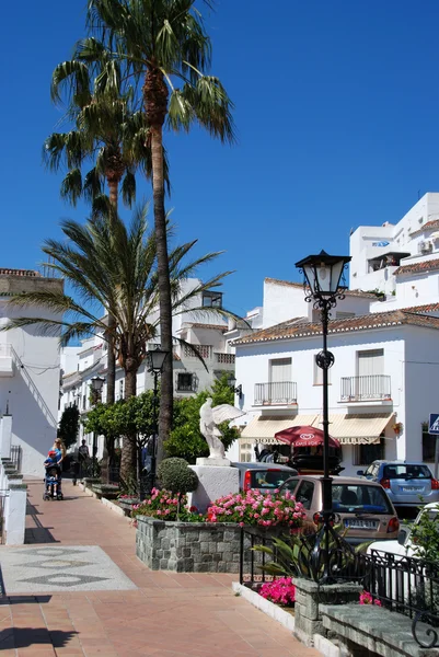 Προβολή κατά μήκος του Plaza de la Paz, Mijas, Ισπανία. — Φωτογραφία Αρχείου