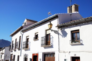 Geleneksel İspanyol townhouses, Antequera, İspanya.