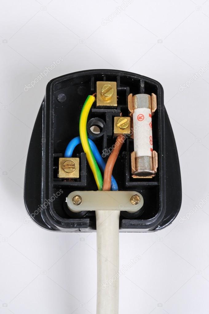 Inside an English 3 pin 13 amp plug.