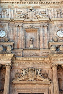 Ayrıntı Katedrali, Almeria, İspanya dış heykel.