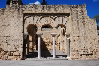 Üst Basilica bina, Medine Azahara, İspanya.