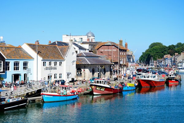 View of the harbour, Weymouth.