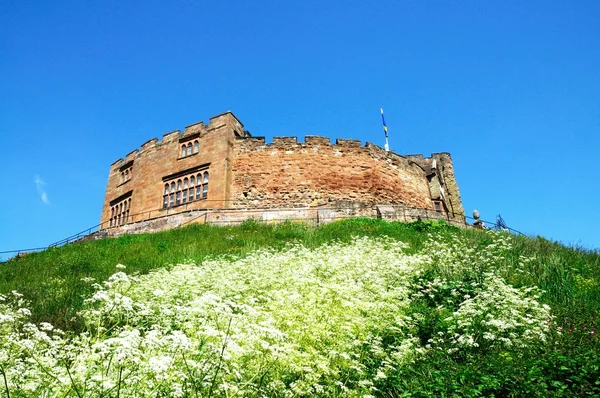 Vista del castillo normando, Tamworth . — Foto de Stock