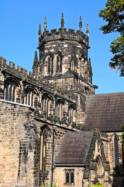 Θέα από το συλλογικό εκκλησία του St Mary, Stafford, Ηνωμένο Βασίλειο. — Φωτογραφία Αρχείου