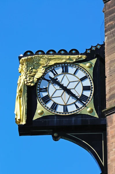 Ornate clock on the front of the Council House, Coventry, UK. — Stock Photo, Image