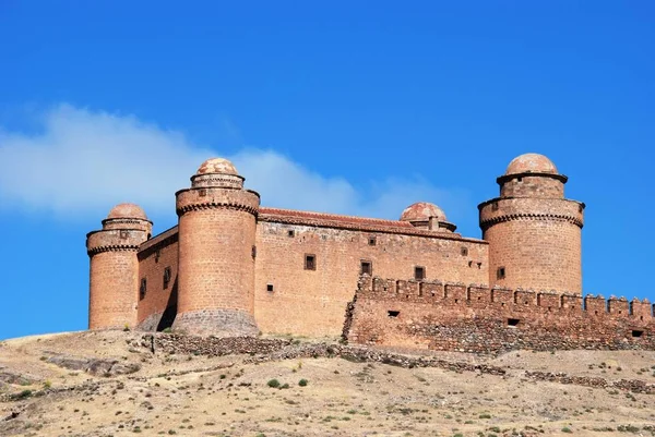 Görünüm kalenin, La Calahorra, İspanya.