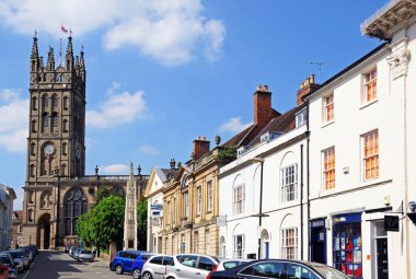 Görünüm St Mary Kilisesi, Warwick, İngiltere.