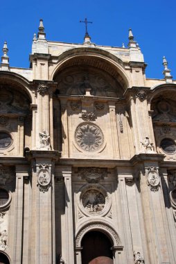 Güney Batı açık Santa Maria de la Encarnacion Katedrali, Granada, İspanya.