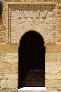 Kapının yanında Giants Arch, Antequera, İspanya.