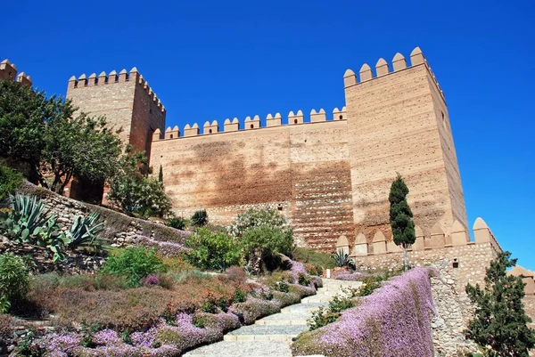 Перегляд мавританського замок і садів, Альмерія, Іспанія. — стокове фото