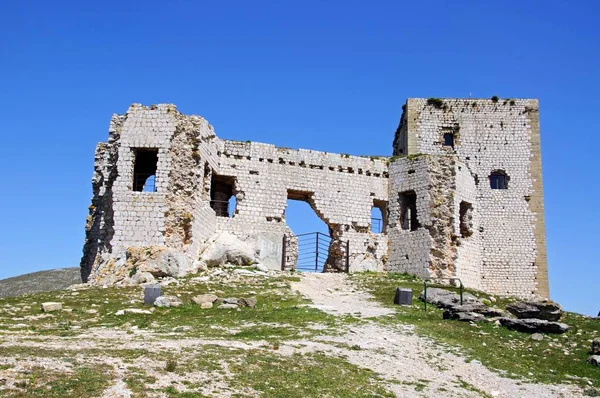 Görünüm Star Castle berbat, Teba, İspanya.