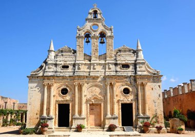 Arkadi Manastırı, Arkadi, Girit Önden Görünüm.