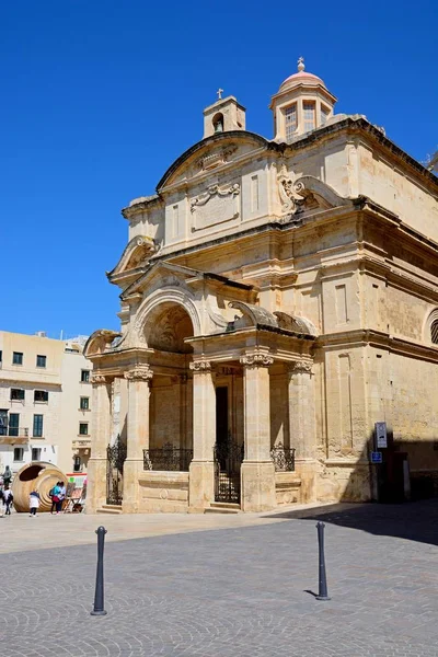 St Catherine İskenderiye Kilisesi, Valletta, Malta. — Stok fotoğraf