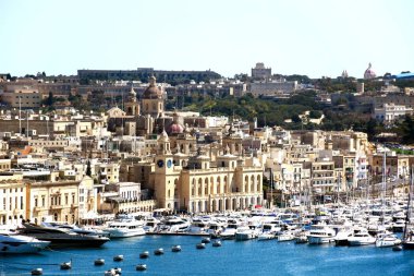 Valletta, Valletta, Malta, gördün Vittoriosa doğru görüntülemek.