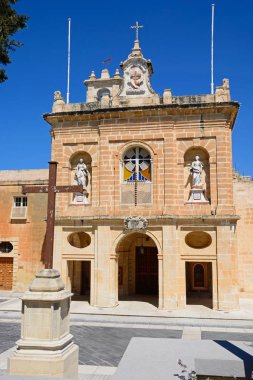 Görünüm Kapucini Manastırı, Kalkara, Vittoriosa, Malta.