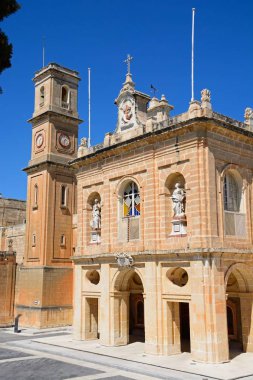 Görünüm Kapucini Manastırı, Kalkara, Vittoriosa, Malta.