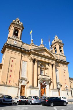 Marina Bambina Bazilikası, Senglea, Malta önden görünümü.
