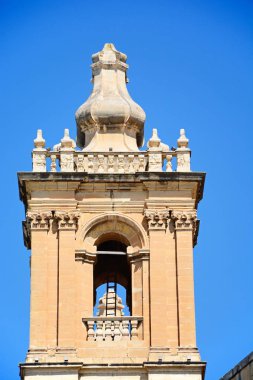 St Lawrence kilise kule, Vittoriosa, Malta.
