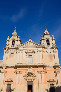 St Pauls Mdina Katedrali, Mdina, Malta da bilinen Cathedral.