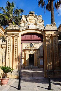 Ulusal Doğa Tarihi Müzesi ', Mdina, Malta için giriş kemer.