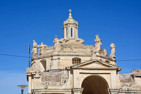 Vista frontal de la Capilla de Providenza, Tal Providenza, Malta . — Foto de Stock